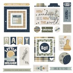 To The Moon And Back Ephemera Cardstock Die-Cuts