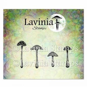 Purple Cap Mushrooms Stamp
