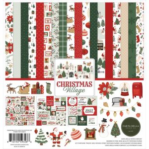 Christmas Village 12″x12″