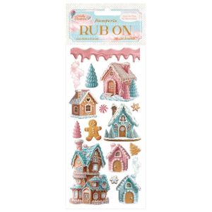 Candy Christmas Marzipan Houses