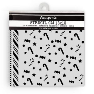 Candy Christmas Candycanes Pattern