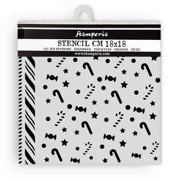 Candy Christmas Candycanes Pattern