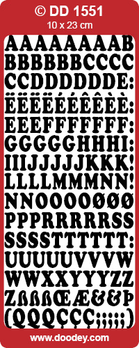 Alphabet Grosse Lettre Blanc