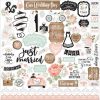 Autocollants pour cartes de mariage 12"X12"