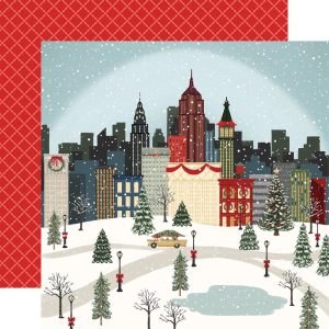 Scène urbaine de Noël