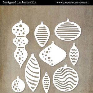 Fond avec boules de Noël