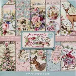 PINK CHRISTMAS 12″ x 12″