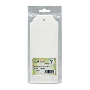 Watercolour Card Tags 75mm x 180mm