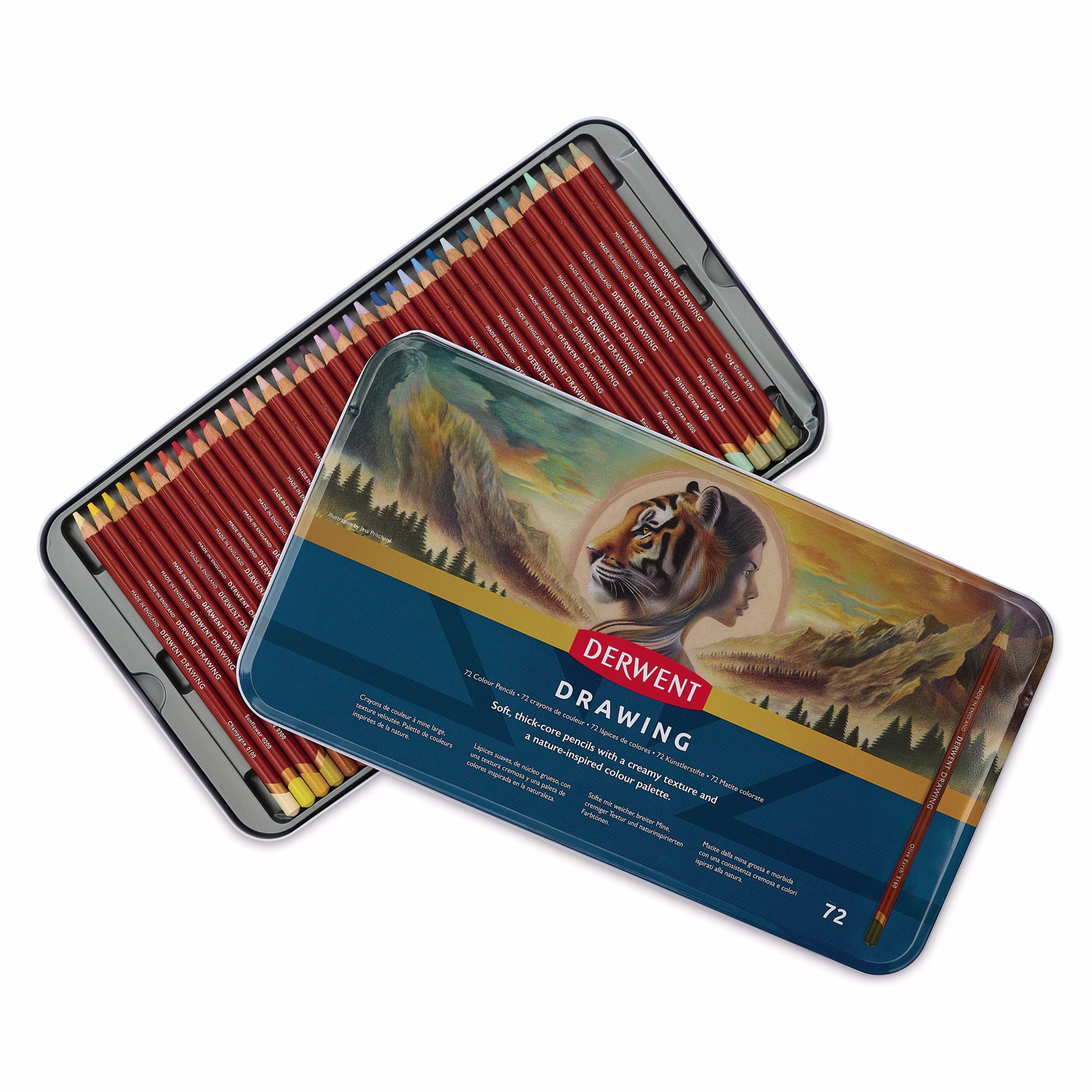 Crayons à dessin Derwent – Coffret de 72
