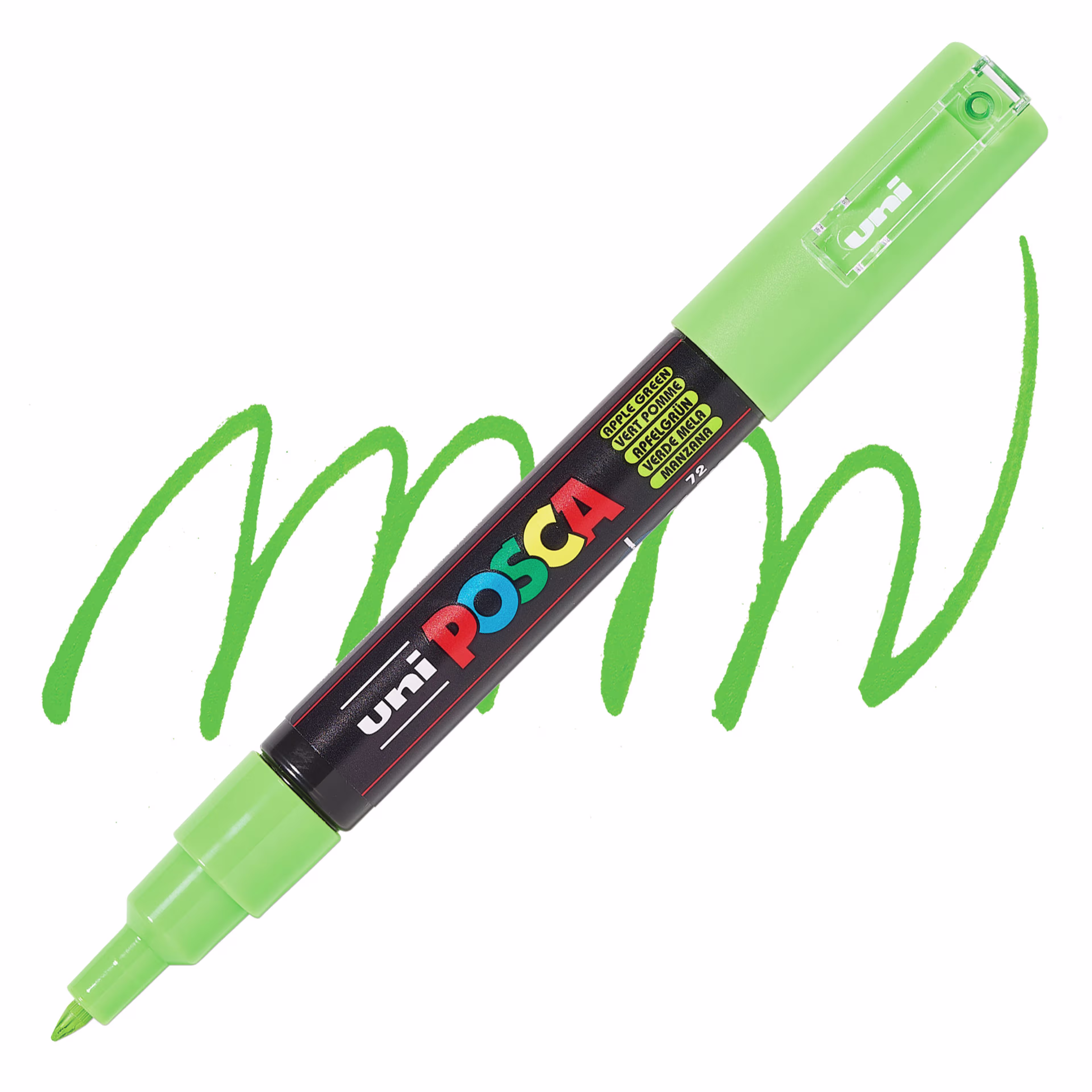 Crayon Posca pointe extra fine 1mm APPLE GREEN