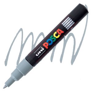 Crayon Posca pointe extra fine 1mm GREY