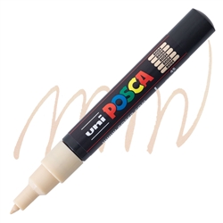 Crayon Posca pointe extra fine 1mm BEIGE