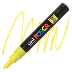 Crayon Posca pointe extra fine 1mm Yellow