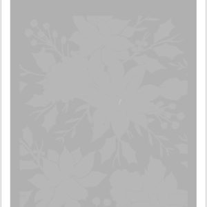 Pochoirs Poinsettias festifs en superposition