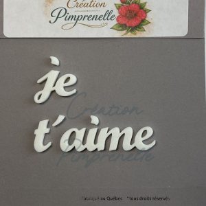 Je t’aime (Blanc)