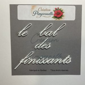 Le Bal des Finissants (blanc)