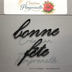 Bonne fête (Noir)