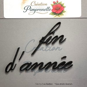 Fin d’année (Noir)
