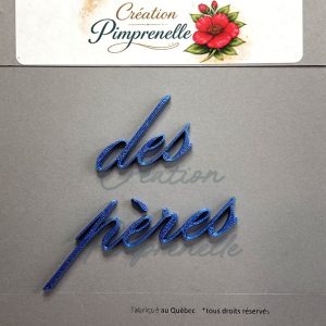Des père (Bleu)