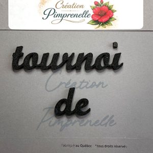 Tournoi de (Noir)