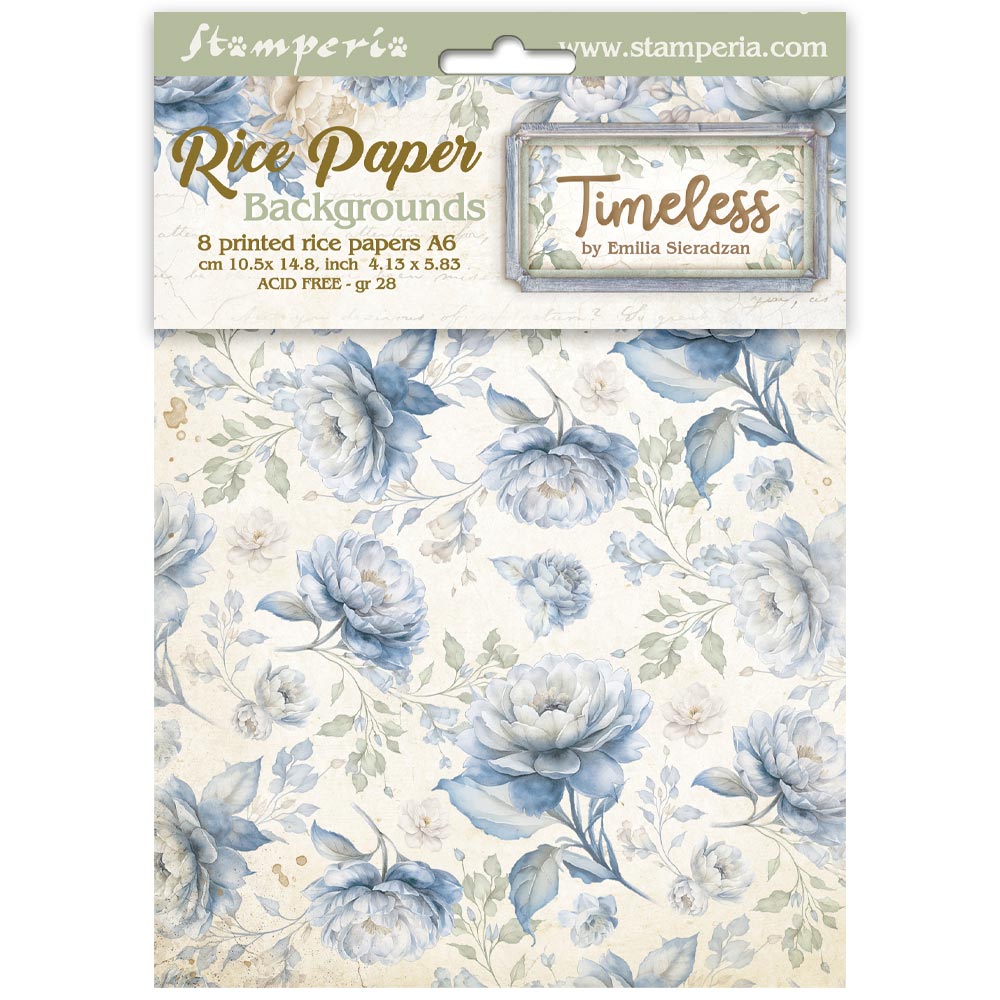 Papier de riz A6 8pcs