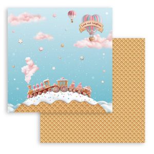 12”x12” Train de Noël