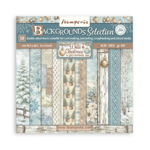 8”x8” Backgrounds sheets 10pcs