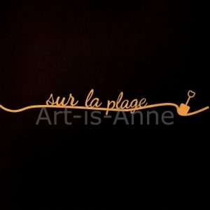 Signature-sur la plage